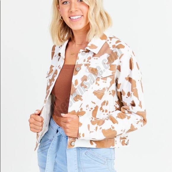 Altar’s State Cow Print Jacket - Picture 2 of 2